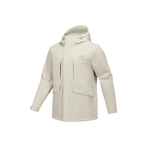 Skechers Basic Sports Series Куртки и пальто Мужские Прочный Серый