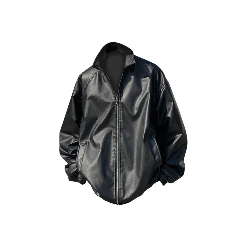 LA'T.WEEKEND Кожа Куртка Унисекс