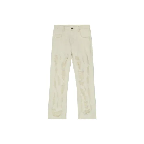 SIMPLE PROJECT Джинсы Унисекс Белый