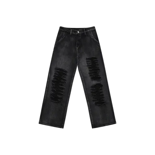 PAULASARA Джинсы Унисекс Темно-серый