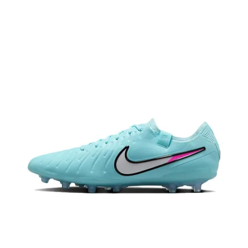 Nike Tiempo Legend 10 Slip-Resistant Abrasion-Resistant Football Cleats Unisex Blue Найк Тайме Легенд 10 Противоскользящие Устойчивые к Износу Футбольные Бутсы Унисекс Синий