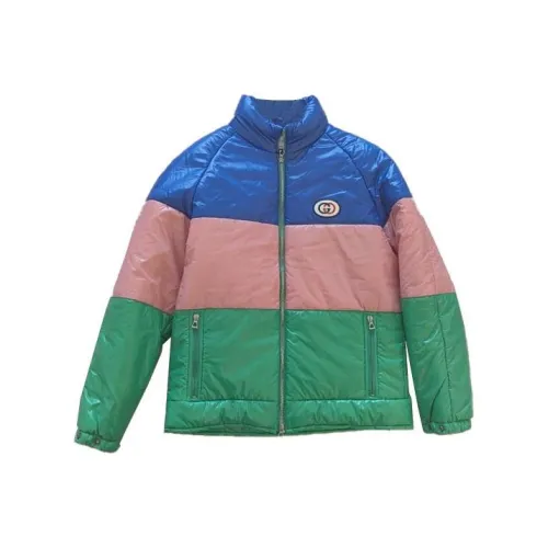 GUCCI Хлопковый пуховик Мужской Многоцветный