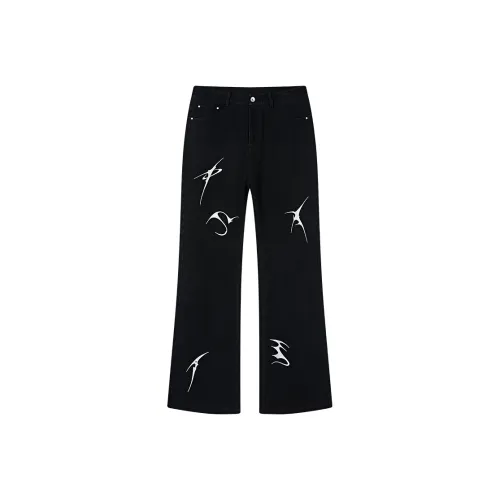 PASET Черные Унисекс Джинсы