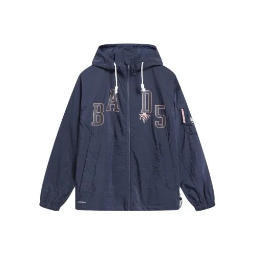 LINING Badfive Тренчкот Мужской Темно-Морской Синий