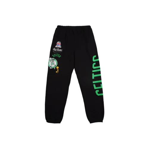 Mitchell Ness Черные Мужские Вязаные Тренировочные Штаны