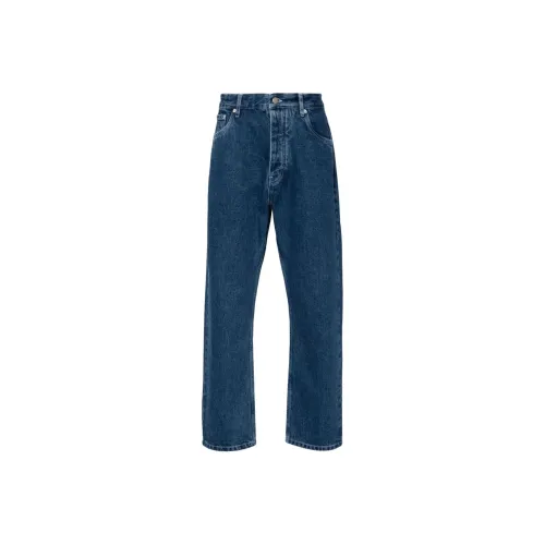 Studio Nicholson Indigo Мужские Джинсы