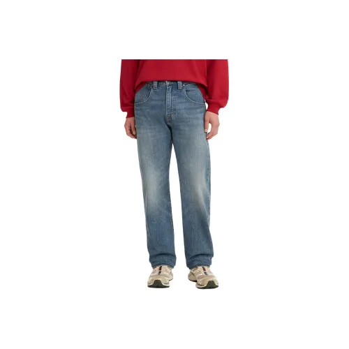 Levis Medium Blue Men's Jeans Левис Средне-синие Мужские Джинсы