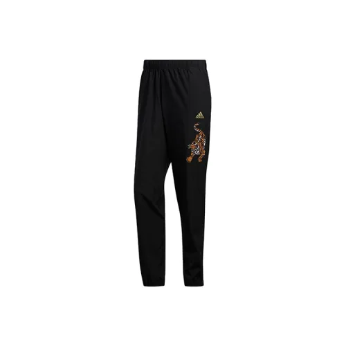 adidas CNY Collection Черные Мужские Вязаные Тренировочные Штаны