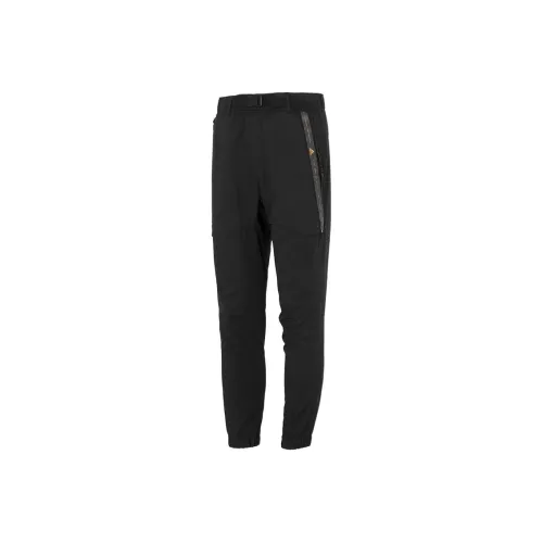 Adidas Черные Мужские Вязаные Тренировочные Штаны