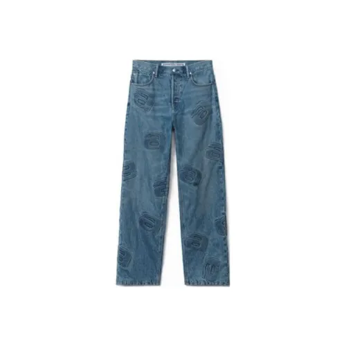 Alexander Wang Джинсы Мужские Джинсовый Синий