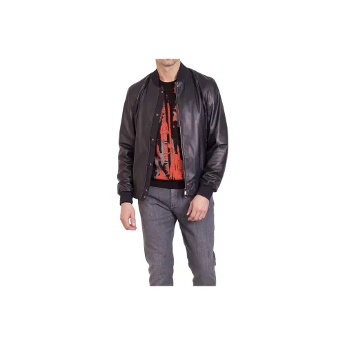 Zzegna Кожа Куртка Мужская Коричневая