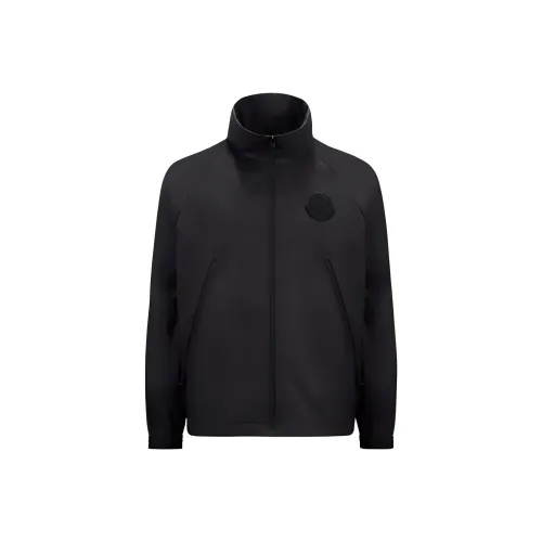 Moncler SS24 Egre Ветровки и Пальто Мужской Черный