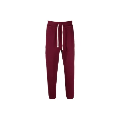 Polo Ralph Lauren SS22 Вязаные Спортивные Штаны Мужские Бордовые