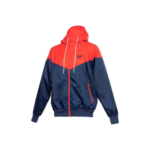 nike Куртки и Пальто Мужской Синий Красный