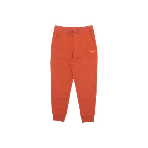 Y 3 Orange Men's Knitted Training Pants Y 3 Апельсиновые мужские вязаные тренировочные штаны