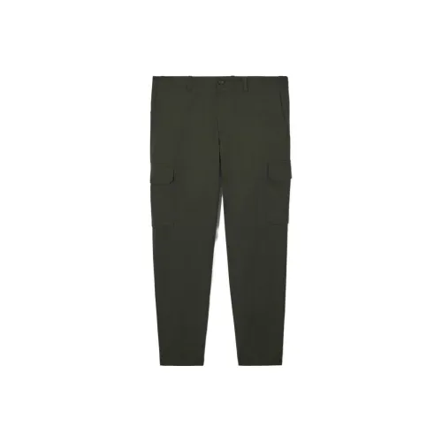 COS Карго Брюки Мужские Хаки Зеленый