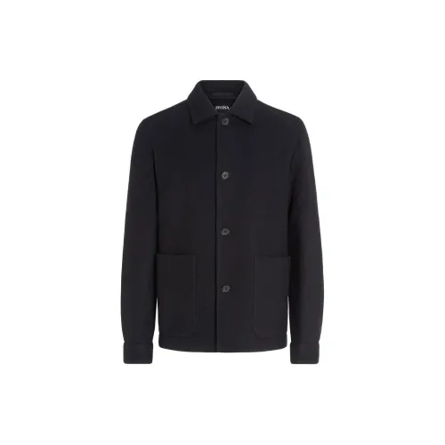 Ermenegildo Zegna Черные Мужские Куртки
