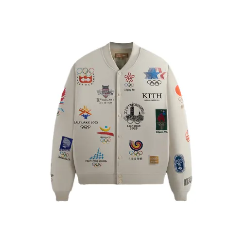 Kith Olympics Heritage Экрю Унисекс Куртки