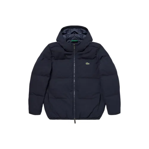 LACOSTE Пуховик Мужской Морской Синий