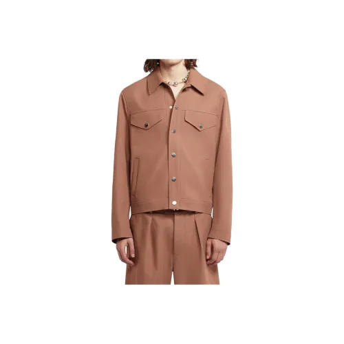 NANUSHKA FW23 Larry Куртки и Пальто Мужской Коричневый