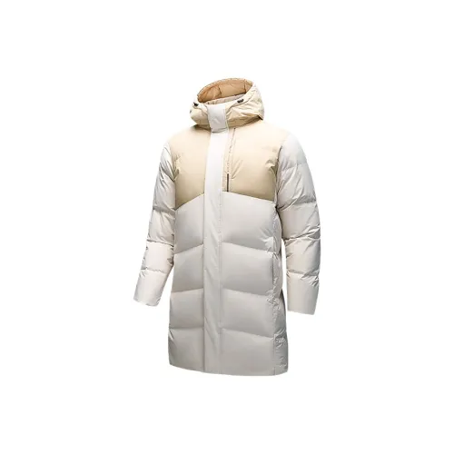 ANTA Variety Тренировки Коллекция Пуховик Мужской Пшенично-хаки Серый