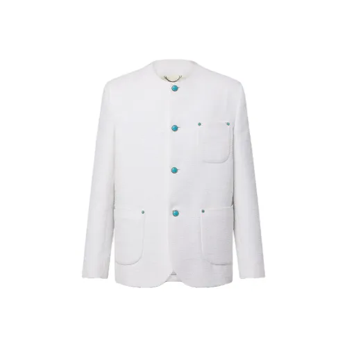 LOUIS VUITTON SS24 Куртки и Пальто Мужской Белый