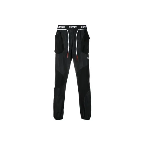 Off Белый SS21 Черный Мужские Вязаные Спортивные Штаны
