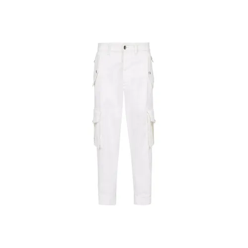 BALMAIN Белый Мужской Джинсы