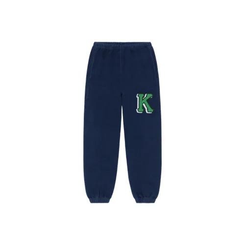 KENZO Midnight Blue Men's Knitted Training Pants KENZO Полночный Синий Мужские Вязаные Спортивные Штаны