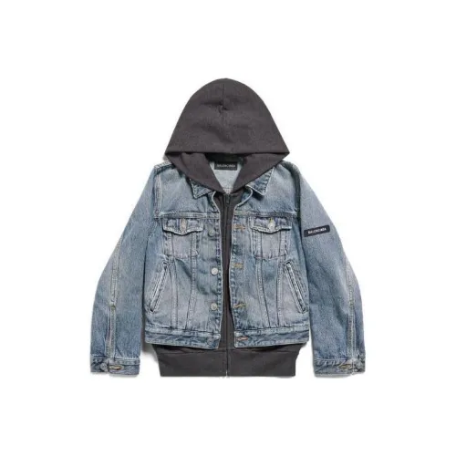 Balenciaga Куртки и Пальто Стандартный крой Мужской Синий