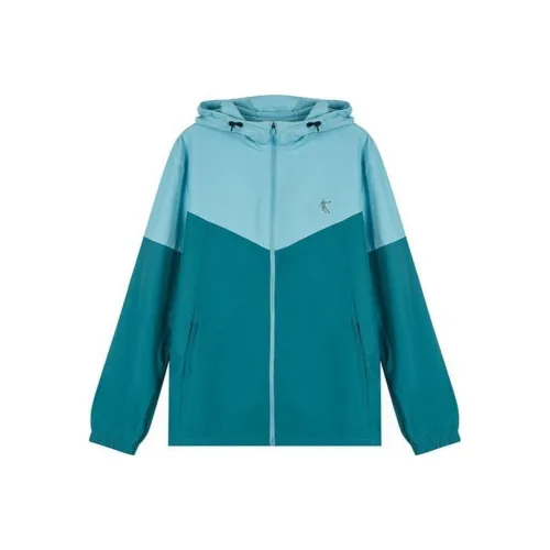 QIAODAN Тренчкот Мужской Still Вода Синий Циановый