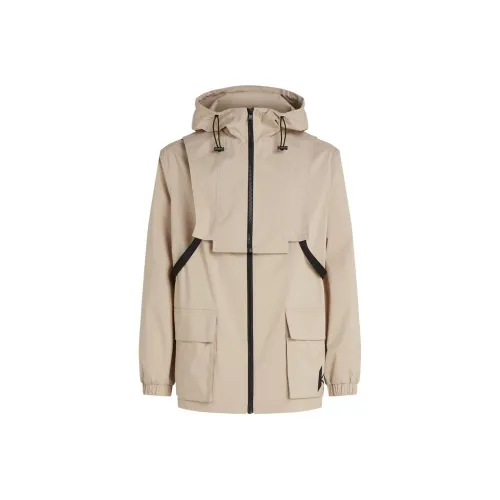 Пальто PARKA от KARL LAGERFELD Мужское Бежевое