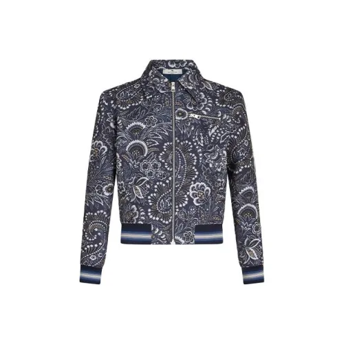 ETRO Мужские Синие Куртки