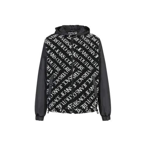 VERSACE JEANS COUTURE FW24 Хлопковый пуховик Мужской Черный