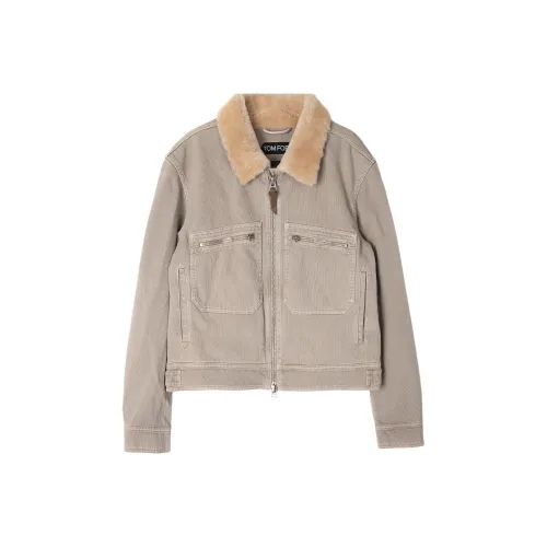 TOM FORD Куртки и Пальто Мужской Светлый Умбра