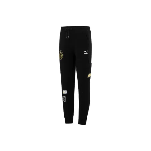 PUMA Mix Badge Черные Унисекс Вязаные Тренировочные Брюки