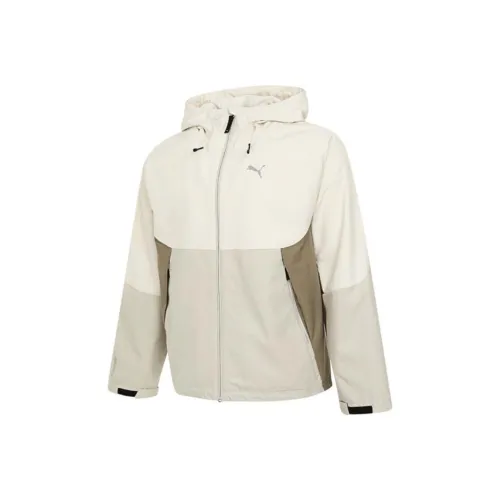 PUMA Куртка Мужская Абрикосово-Желтая