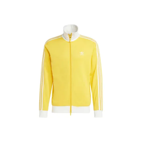 Adidas Originals Adicolor BECKENBAUER TRACK Топ Куртки Пальто Мужской Солнечный Желтый