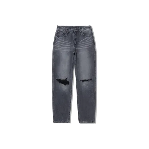 LINING X Pleasures Джинсы Мужские Черные