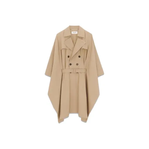 SAINT LAURENT SS23 Тренчкот Мужской Песочный