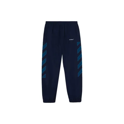 Off Белый SS22 Темно-синий Мужские Вязаные Спортивные Штаны