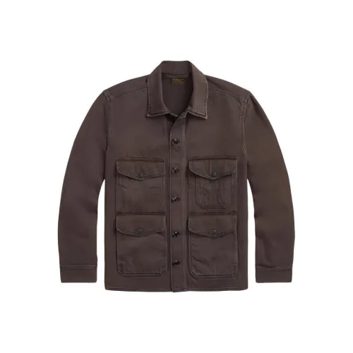 Double RL Куртки и Пальто Мужской Темно-Коричневый
