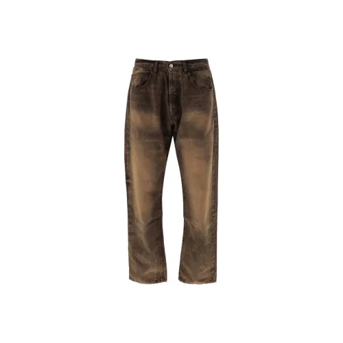 Aries Brown Men's Jeans