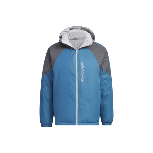 Adidas Originals Измененный синий Мужской Пуховик