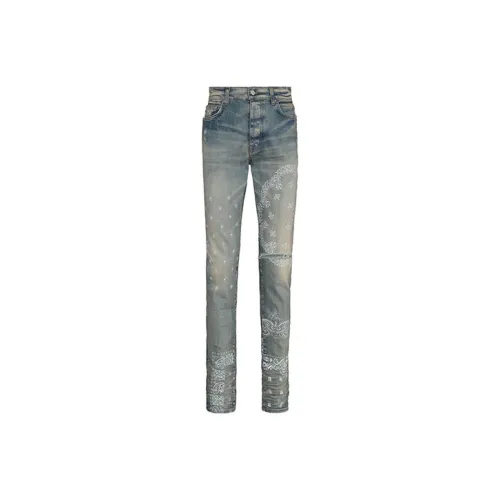 AMIRI Men's Blue Jeans AMIRI Мужские синие джинсы