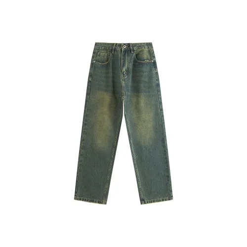 VALKOMM Джинсы Мужские Оливково-зеленые