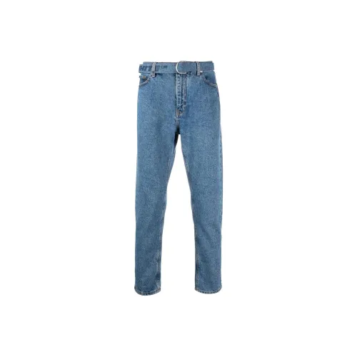 OFF Белый SS22 Синий Мужские Джинсы