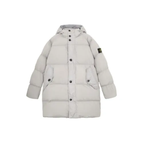 STONE ISLAND Пуховик Мужской Серый