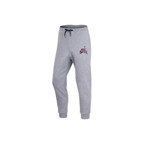 Джордан Вязаные Тренировочные Штаны Мужские Серые