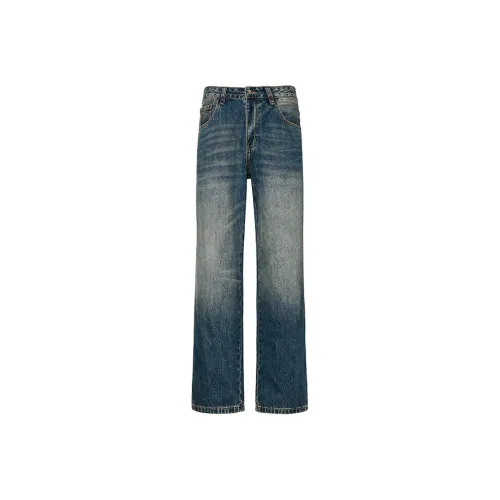 GTRG Темно-синие унисекс джинсы